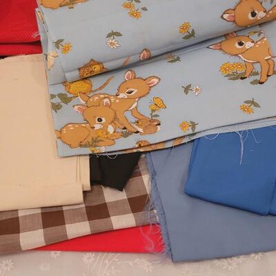 Lot 94: Mixed Fabric lot- Most 2 yards or more 