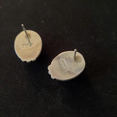 White Buffalo Turquoise   P Skeets signed 
