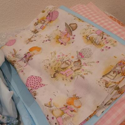 Lot 99: Mixed Cotton & Flannel Fabric (Most 2 yards or more) 
