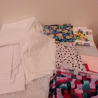 Lot 100: White Embroidered Fabric and Prints (Most 2 yards or more)