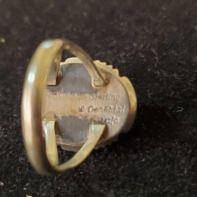 Wil Dentedale Signed Lapis Ring 
