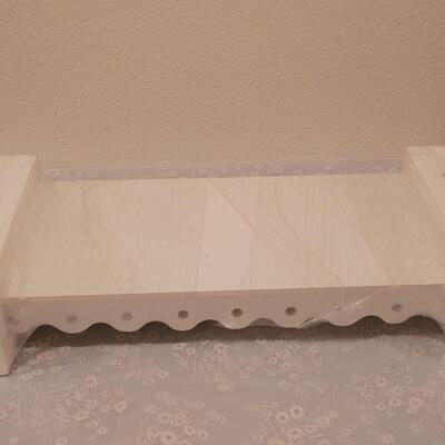 Lot 104: New 24" Scalloped Shelf #1