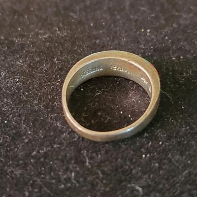 Multi Color    Inlaid ring  Signed 