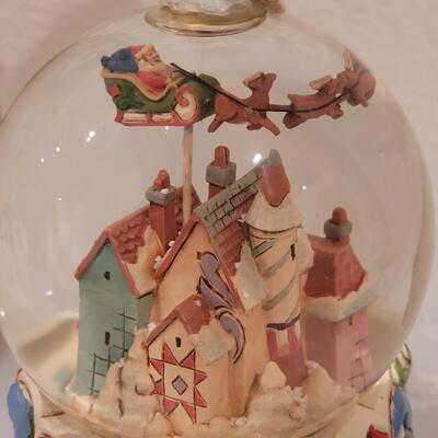 Lot 115: Jim Shore "Santa's Magical Journey" Snow Globe