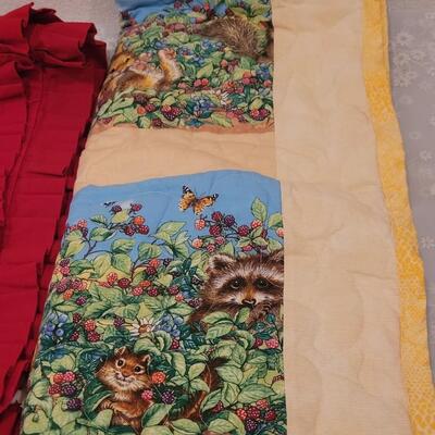 Lot 121: (2) Quilted Lap Blankets