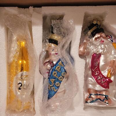 Lot 130: Millennium Ornaments 