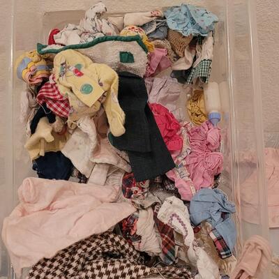 Lot 137: Large lot of Mixed Small Doll Clothes (Ginny doll size and smaller)