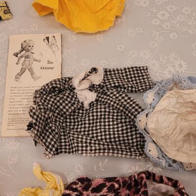 Lot 137: Large lot of Mixed Small Doll Clothes (Ginny doll size and smaller)