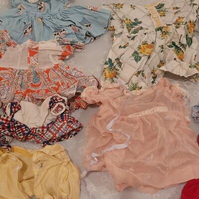 Lot 142: Vintage 1940' & 50's Doll Clothes (14