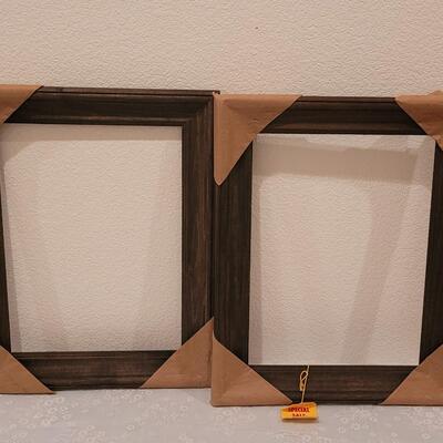 Lot 151: (2) 12 Ã— 16 Wood Picture Frames