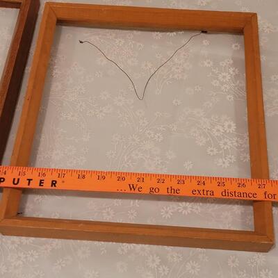 Lot 153: (3) Wood Picture Frames- no glass
