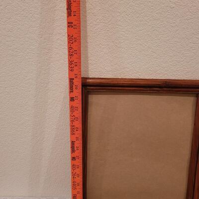 Lot 153: (3) Wood Picture Frames- no glass