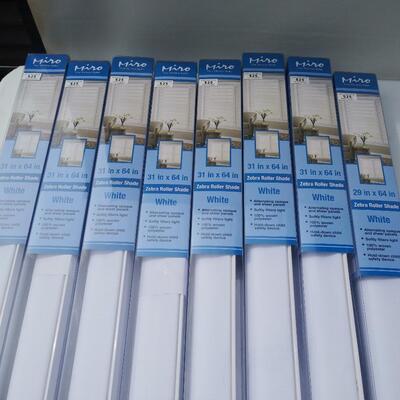 8 Miro - Zebra Roller Shades unopened