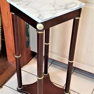 Lot #248  Contemporary Marble Topped Table