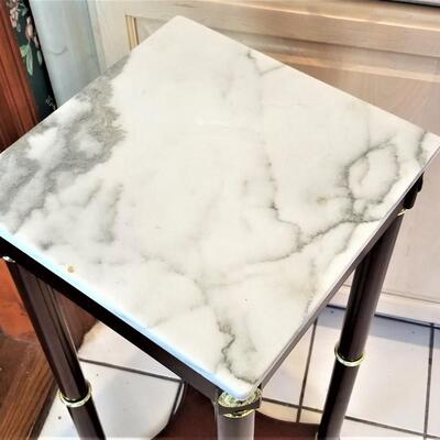 Lot #248  Contemporary Marble Topped Table