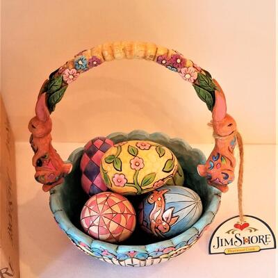 Lot #249  Jim Shore  "Hunting Eggs, Finding Joy" - 2006