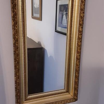 Gold rectangle  mirror 