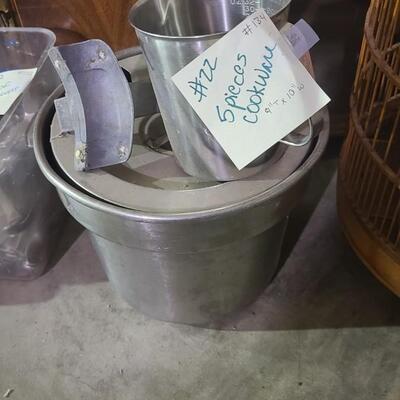 5 Piece Cookware 9" tall x 10" wide -Item #134