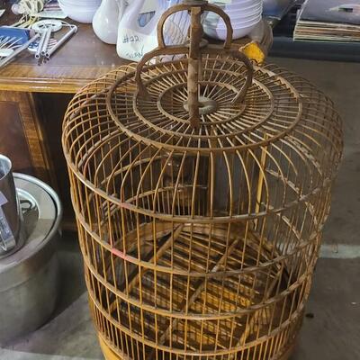 Wooden Bird Cage 17"T x 14"W -Item #135