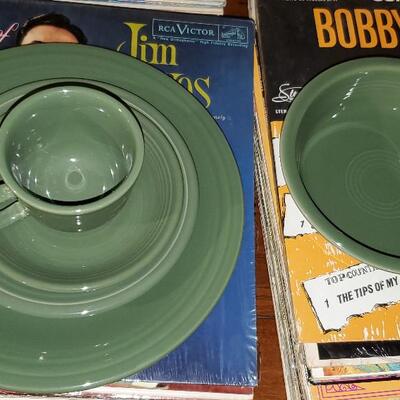 New In Box 5 Piece Fiesta Set Sage -Item #138