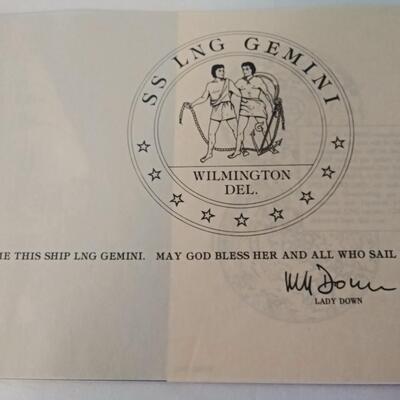 Lot of Quincy Shipyard Christening Ceremony & Boat advert pics 