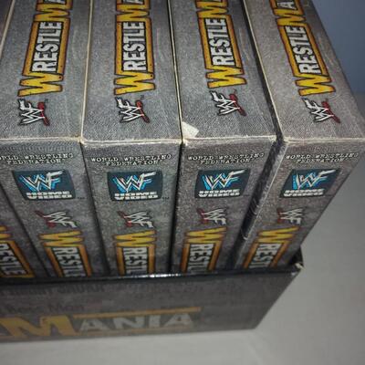 Wrestlemania-The Legacy VHS box set