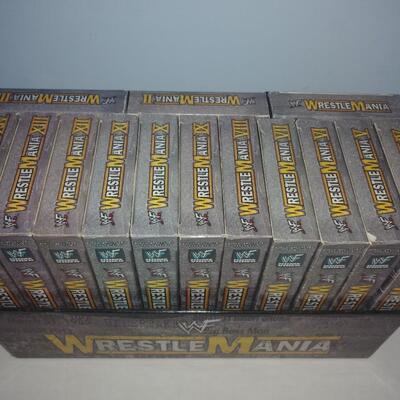 Wrestlemania-The Legacy VHS box set