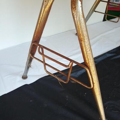 3 Eames-style fiberglass chairs