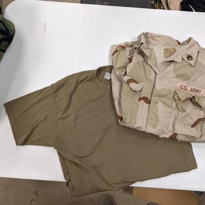 #124 Army Jacket & Tee (Large/Long)