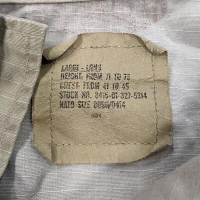 #124 Army Jacket & Tee (Large/Long)