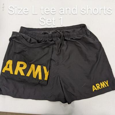 #146 Army Shorts/Tee