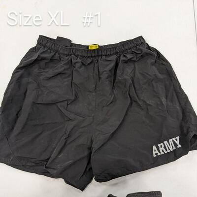 #147 XL Army Shorts
