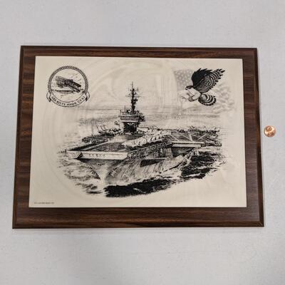 #172 USS Kitty Hawk Plaque