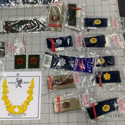 #183 Vanguard & Eagle Crest Embroidery