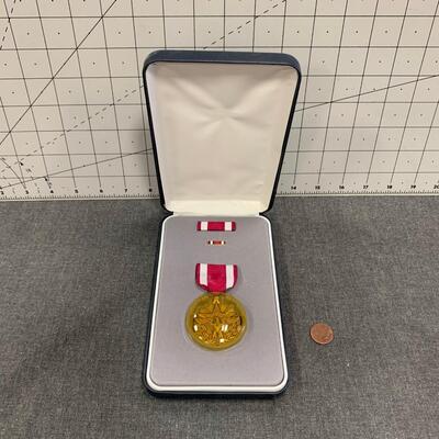 #194 Military Medal In Case