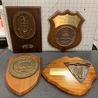 #195 Military Plaques (4)
