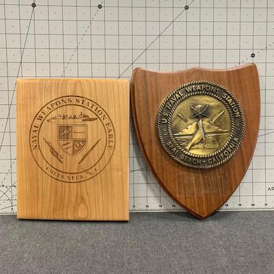 #197 Naval Weapons Station Plaques 