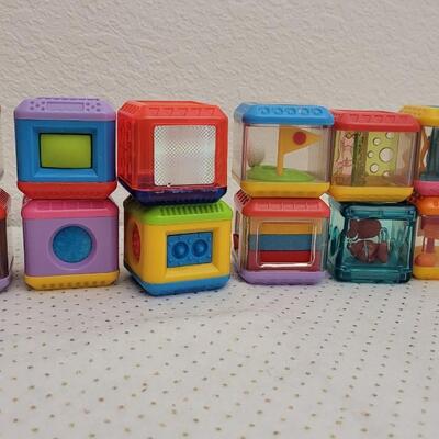 Lot 182: Assorted Children's Stackable Play Blocks