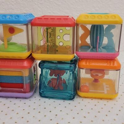 Lot 182: Assorted Children's Stackable Play Blocks