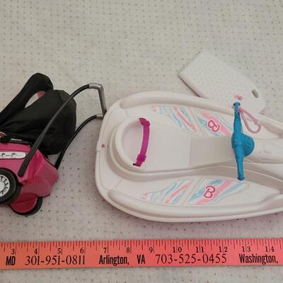 Lot 190: Vintage BARBIE Jet Ski and Stroller