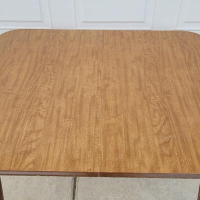 Lot 201: Vintage Wood Dining Table 47" x 36" x 29" 