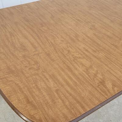 Lot 201: Vintage Wood Dining Table 47" x 36" x 29" 