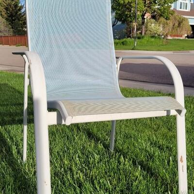 Lot 206: (2) Vintage Outdoor Patio Chairs 