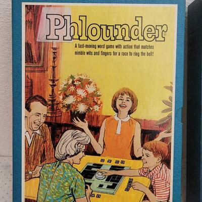 Lot 216: Vintage Board Games - AQUIRE and PHLOUNDER
