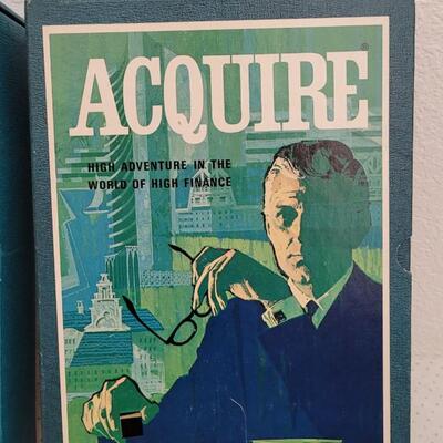 Lot 216: Vintage Board Games - AQUIRE and PHLOUNDER