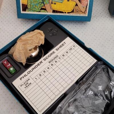 Lot 216: Vintage Board Games - AQUIRE and PHLOUNDER
