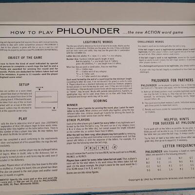 Lot 216: Vintage Board Games - AQUIRE and PHLOUNDER