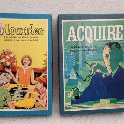 Lot 216: Vintage Board Games - AQUIRE and PHLOUNDER