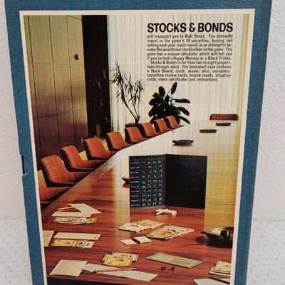 Lot 217: Vintage Family Board Games - Executive Decision + Stocks and Bonds