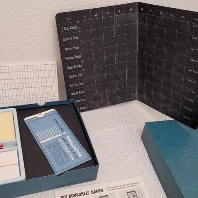 Lot 217: Vintage Family Board Games - Executive Decision + Stocks and Bonds